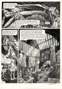 Planche noir et blanc, La Tête de mort venue de Suède, Daria Schmitt