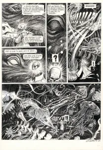 Planche noir et blanc, La Tête de mort venue de Suède, Daria Schmitt