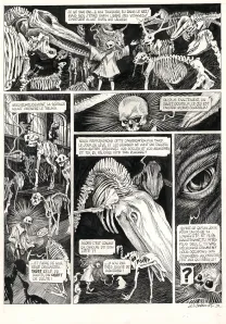 Planche noir et blanc, La Tête de mort venue de Suède, Daria Schmitt