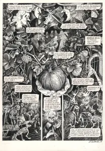 Planche noir et blanc, La Tête de mort venue de Suède, Daria Schmitt