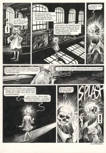 Planche noir et blanc, La Tête de mort venue de Suède, Daria Schmitt