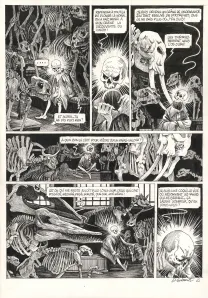 Planche noir et blanc, La Tête de mort venue de Suède, Daria Schmitt