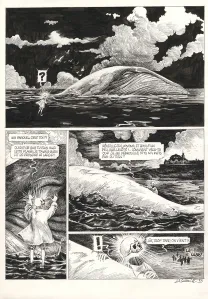 Planche noir et blanc, La Tête de mort venue de Suède, Daria Schmitt