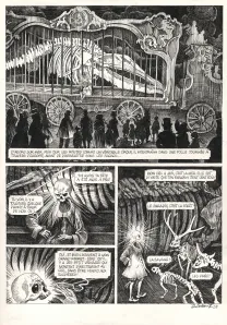 Planche noir et blanc, La Tête de mort venue de Suède, Daria Schmitt