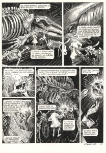 Planche noir et blanc, La Tête de mort venue de Suède, Daria Schmitt