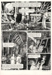 Planche noir et blanc, La Tête de mort venue de Suède, Daria Schmitt