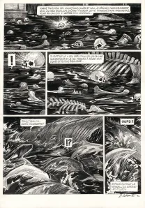 Planche noir et blanc, La Tête de mort venue de Suède, Daria Schmitt
