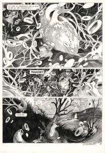 Planche noir et blanc, La Tête de mort venue de Suède, Daria Schmitt