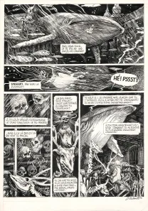 Planche noir et blanc, La Tête de mort venue de Suède, Daria Schmitt