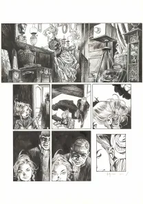 Planche noir et blanc, Shi, Le Roi démon (T.2), Josep Homs