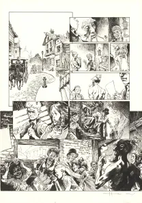 Black and white original page, Shi, Black Friday (T.5), Josep Homs
