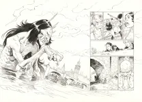 Planche noir et blanc, Shi, La Grande Puanteur (T.6), Josep Homs