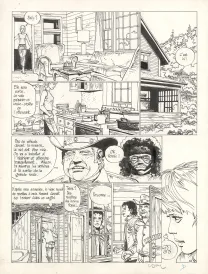 Planche noir et blanc, Jonathan, Oncle Howard est de retour (T.10),  Cosey