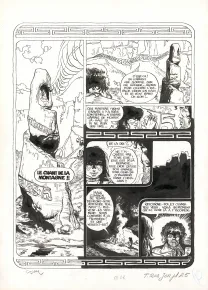 Black and white original page, Jonathan, Et la Montagne chantera pour toi (T.2),  Cosey