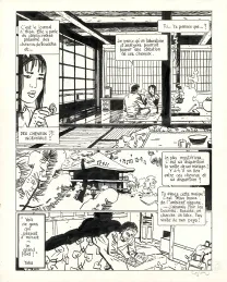 Planche noir et blanc, Jonathan, Atsuko (T.15),  Cosey