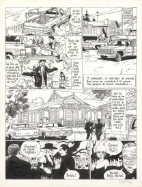 Planche noir et blanc, Le Voyage en Italie, Tome 1 (T.1),  Cosey