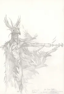 Crayonné, Les Élus du Changelin, Le Dieu noir (T.2), Didier Graffet