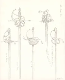 Crayonné, Les Romances de Khaavren, Les Gardes Phénix (T.1), Didier Graffet