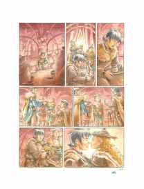Planche couleur, Les Hautes Herbes,  Grun