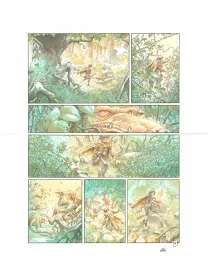 Planche couleur, Les Hautes Herbes,  Grun
