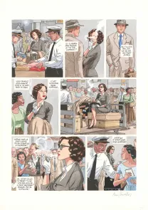 Colored original page, Ava, quarante-huit heures dans la vie d'Ava Gardner, Ana Miralles