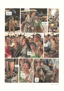 Planche couleur, Ava, quarante-huit heures dans la vie d'Ava Gardner, Ana Miralles