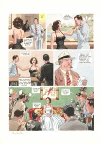 Planche couleur, Ava, quarante-huit heures dans la vie d'Ava Gardner, Ana Miralles