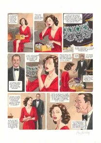 Planche couleur, Ava, quarante-huit heures dans la vie d'Ava Gardner, Ana Miralles