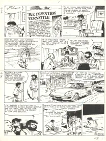 Black and white original page, Tif et Tondu, Coups durs (T.39),  Will