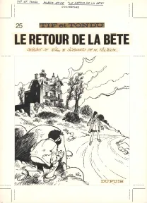 Couverture, Tif et Tondu, Le Retour de la Bête (T.25),  Will