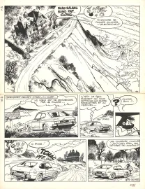 Planche noir et blanc, Tif et Tondu, Le Retour de la Bête (T.25),  Will