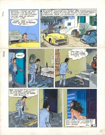 Colored original page, L'Appel de l'enfer,  Will