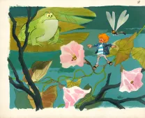 Colored illustration, Antoine et l'anneau magique,  Will