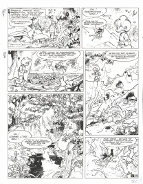 Planche noir et blanc, Isabelle, Le Sortilège des gâtines (T.10),  Will