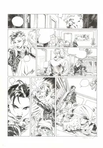 Black and white original page, Millenium, Les Hommes qui n'aimaient pas les femmes - Seconde partie (T.2), Josep Homs