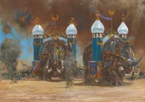 Colored illustration, Chronopia , Adrian Smith