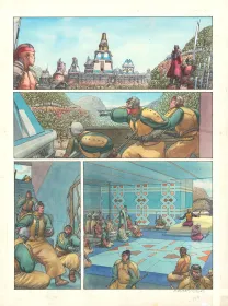Planche couleur, Castaka, Dayal : Le Premier Ancêtre (T.1),  Das Pastoras