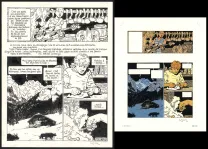 Black and white original page, Yiyun,  Cosey
