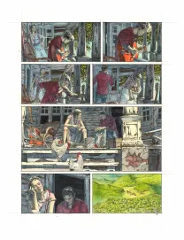 Colored original page, Rockabilly, Christophe Dubois