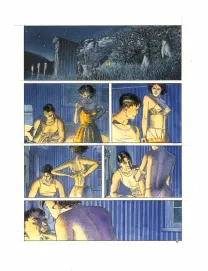 Colored original page, Rockabilly, Christophe Dubois