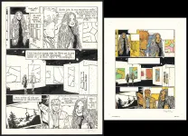 Black and white original page, Yiyun,  Cosey