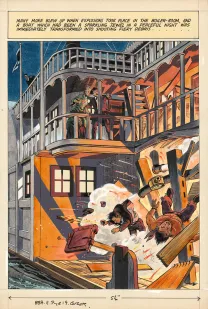 Planche couleur, Buffalo Bill Annual, Denis McLoughlin