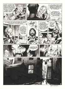 Planche noir et blanc, Undertaker, Mister Prairie (T.7), Ralph Meyer