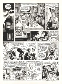 Black and white original page, Undertaker, Mister Prairie (T.7), Ralph Meyer