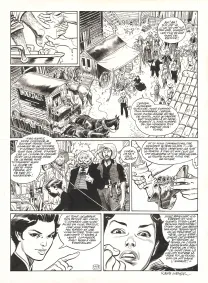 Planche noir et blanc, Undertaker, Mister Prairie (T.7), Ralph Meyer