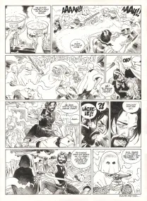 Planche noir et blanc, Undertaker, Le Monde selon Oz (T.8), Ralph Meyer