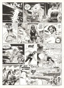 Planche noir et blanc, Undertaker, Le Monde selon Oz (T.8), Ralph Meyer