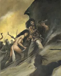 Cover, Les Pionniers du nouveau monde, La Rivière en flammes (T.9), Jean François Charles