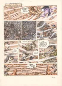 Planche couleur, Légendes des Contrées oubliées, La Saison des cendres (T.1), Thierry Ségur