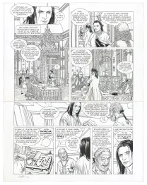 Planche noir et blanc, L'Épervier, Coulez la Méduse ! (T.9), Patrice Pellerin